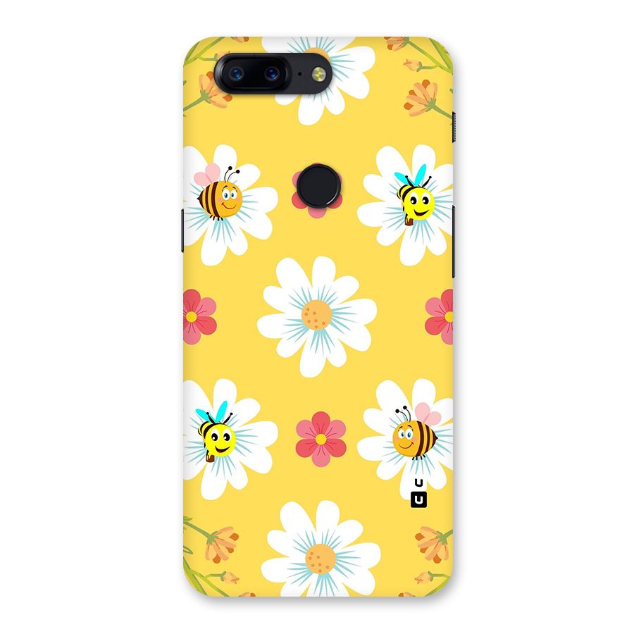 Happy Flowers Back Case for OnePlus 5T