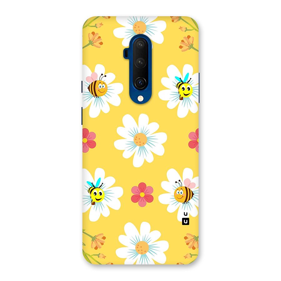Happy Flowers Back Case for OnePlus 7T Pro