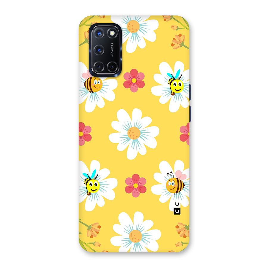 Happy Flowers Back Case for Oppo A52