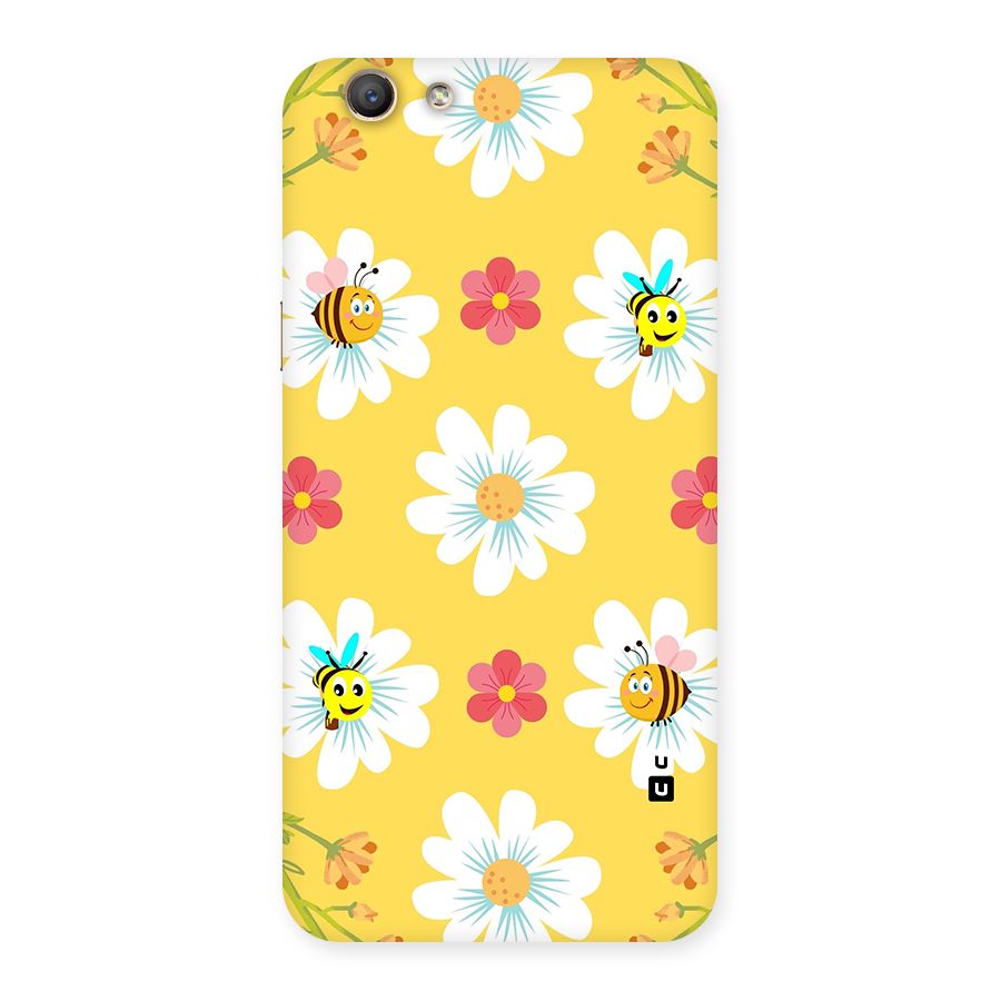 Happy Flowers Back Case for Oppo A59