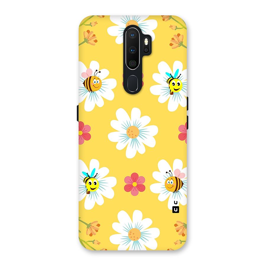 Happy Flowers Back Case for Oppo A5 (2020)