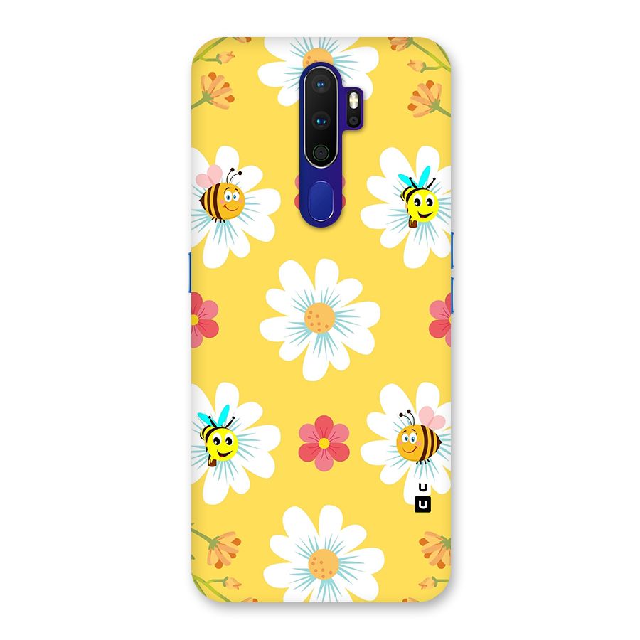 Happy Flowers Back Case for Oppo A9 (2020)