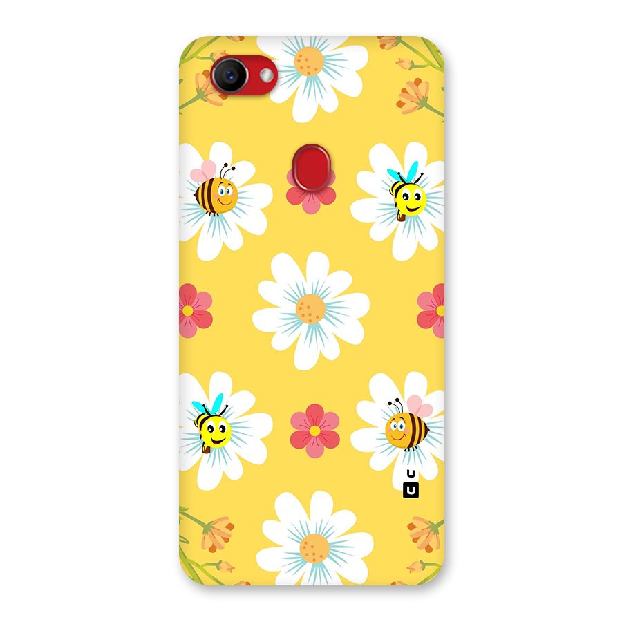 Happy Flowers Back Case for Oppo F7