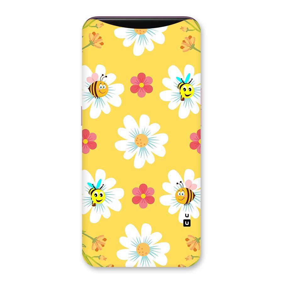 Happy Flowers Back Case for Oppo Find X