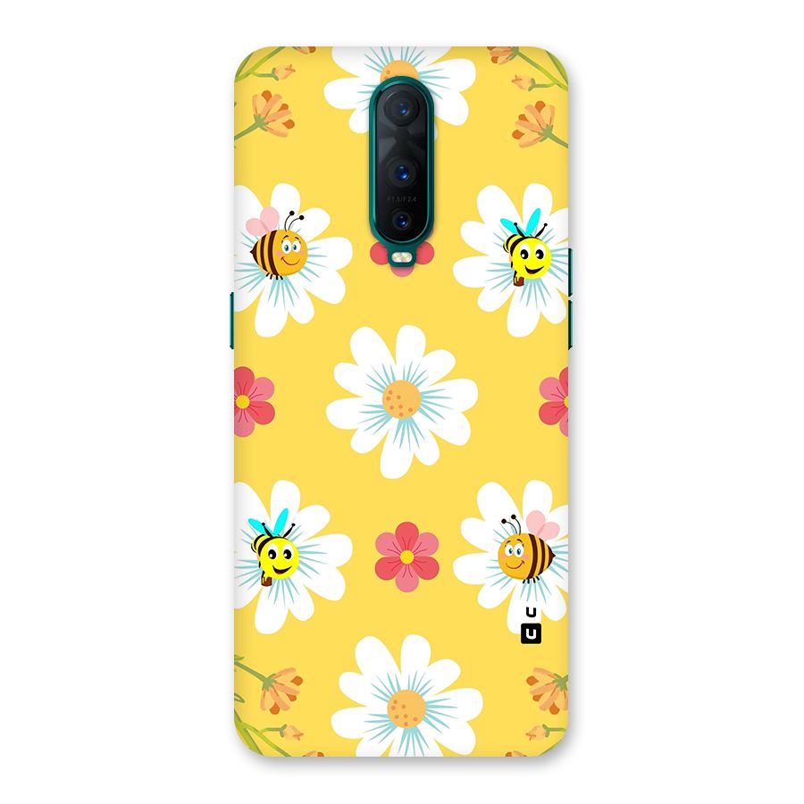 Happy Flowers Back Case for Oppo R17 Pro