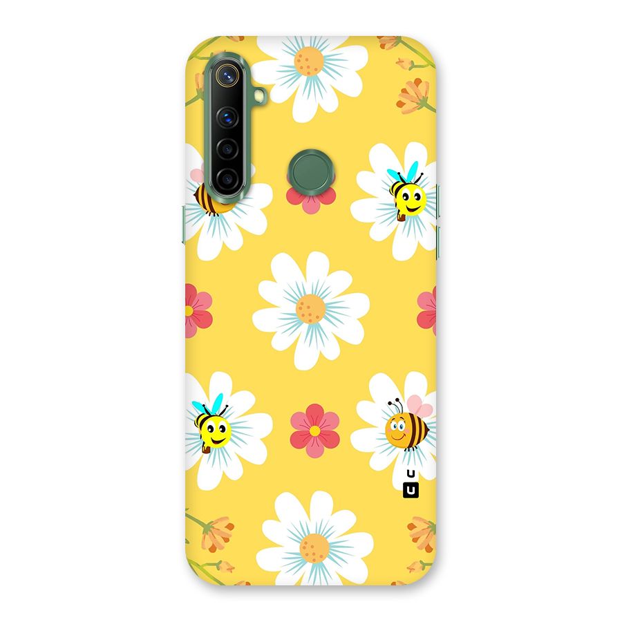 Happy Flowers Back Case for Realme Narzo 10