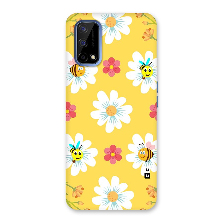 Happy Flowers Back Case for Realme Narzo 30 Pro