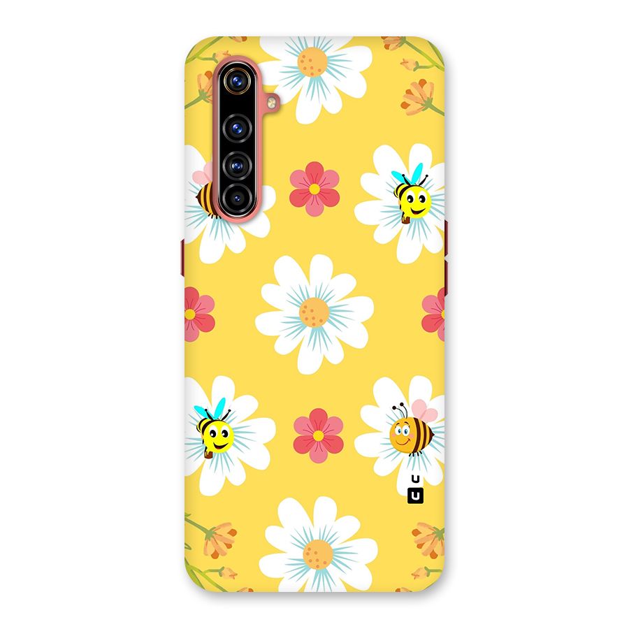 Happy Flowers Back Case for Realme X50 Pro