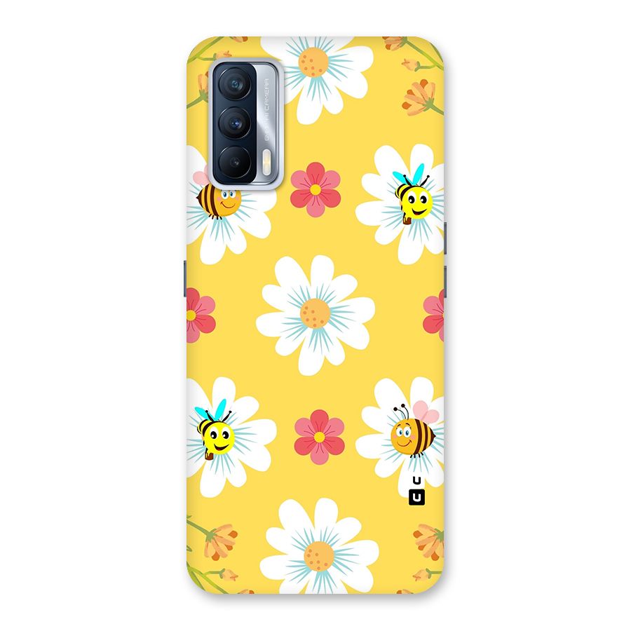 Happy Flowers Back Case for Realme X7