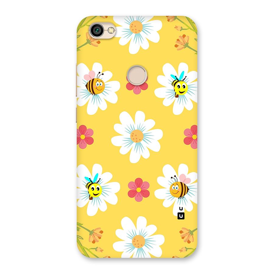 Happy Flowers Back Case for Redmi Y1 2017