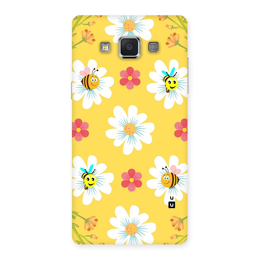 Happy Flowers Back Case for Samsung Galaxy A5