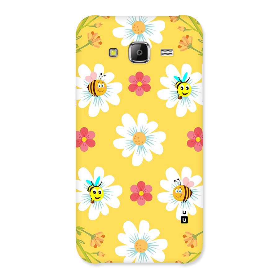 Happy Flowers Back Case for Samsung Galaxy J2 Prime