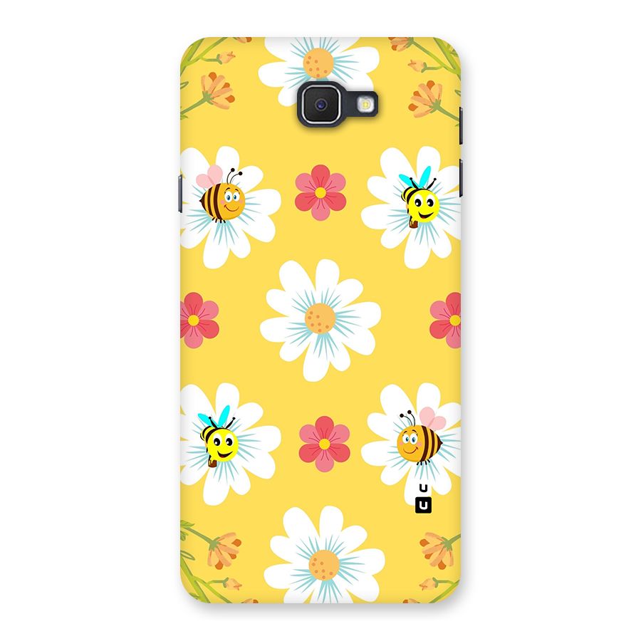 Happy Flowers Back Case for Samsung Galaxy J7 Prime