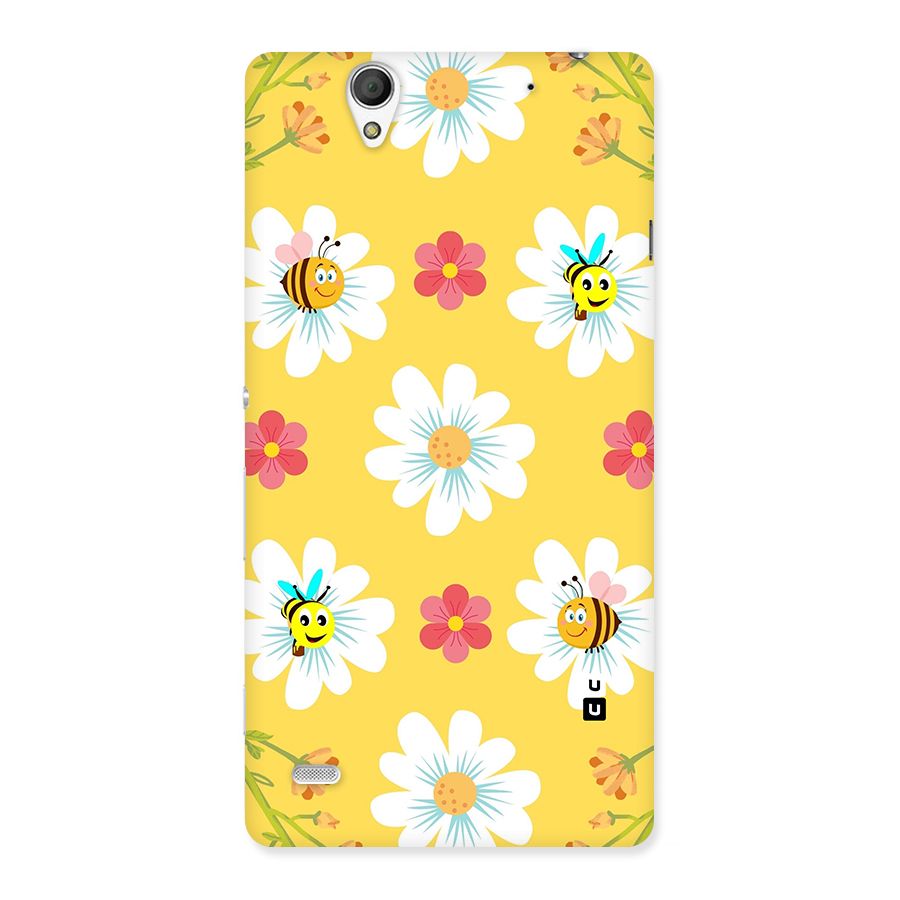 Happy Flowers Back Case for Sony Xperia C4