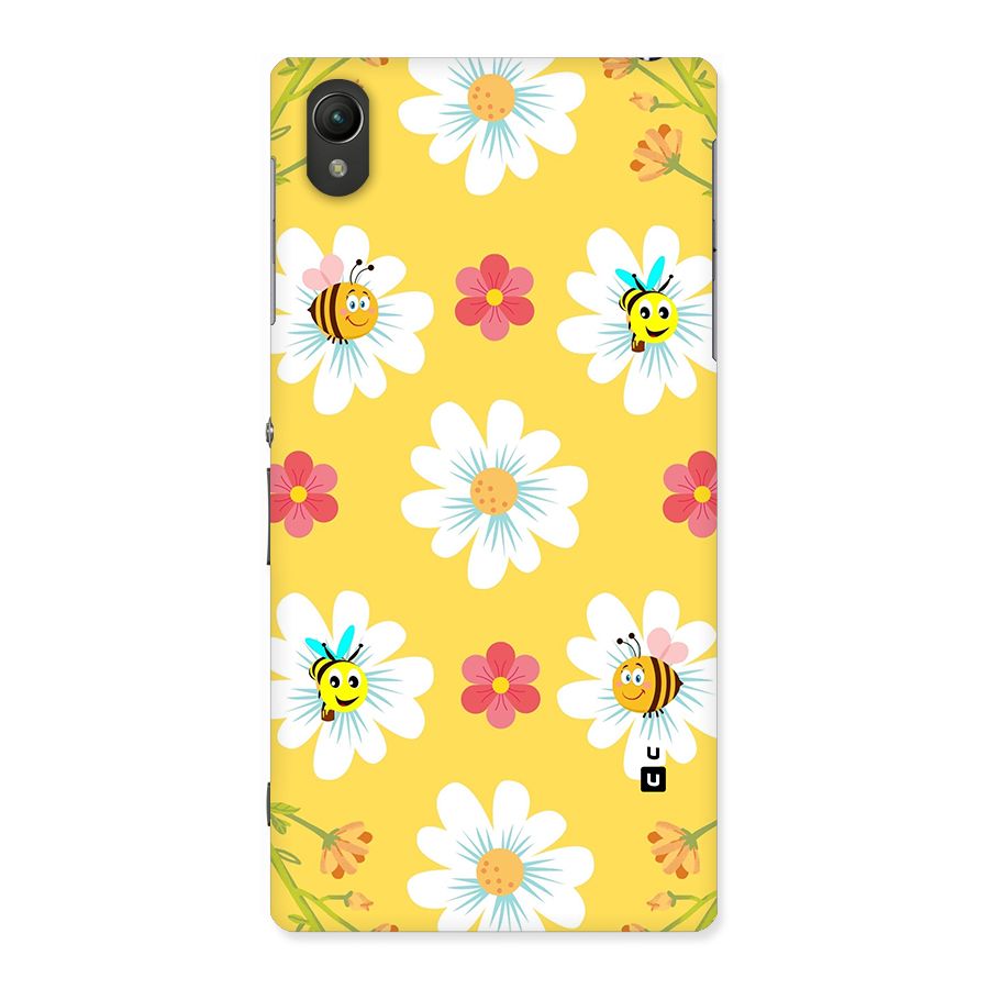 Happy Flowers Back Case for Sony Xperia Z1