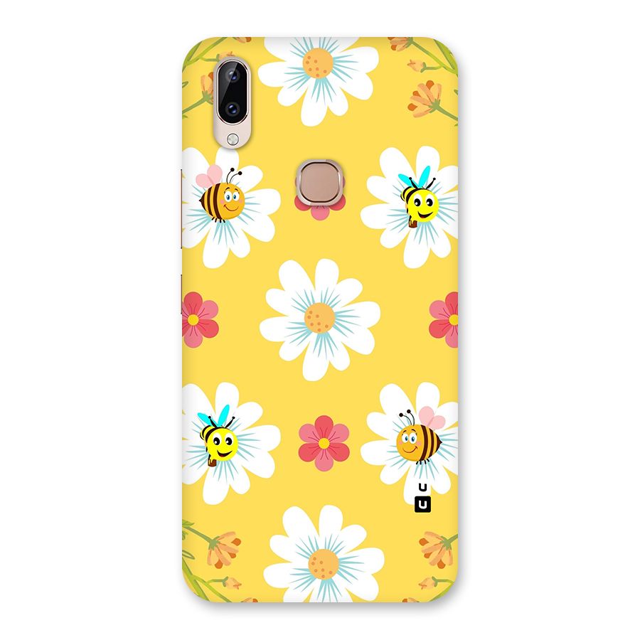 Happy Flowers Back Case for Vivo Y83 Pro