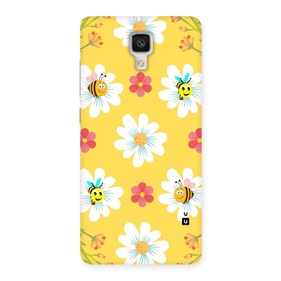 Happy Flowers Back Case for Xiaomi Mi 4