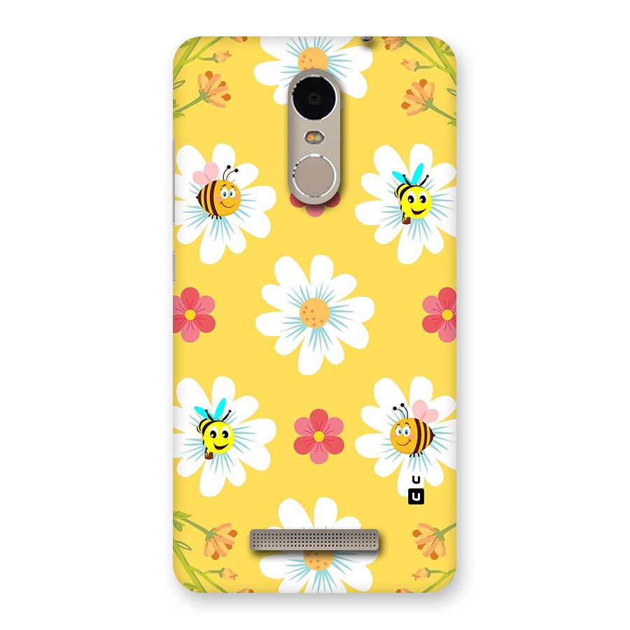 Happy Flowers Back Case for Xiaomi Redmi Note 3