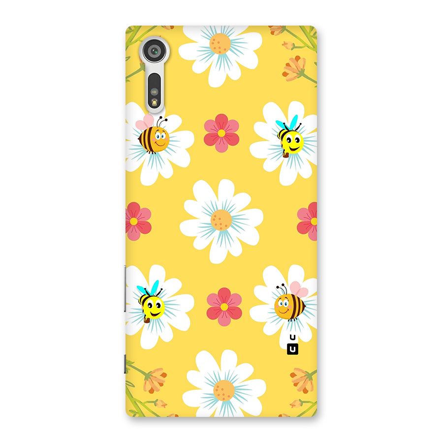 Happy Flowers Back Case for Xperia XZ