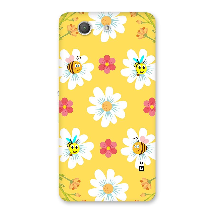 Happy Flowers Back Case for Xperia Z3 Compact