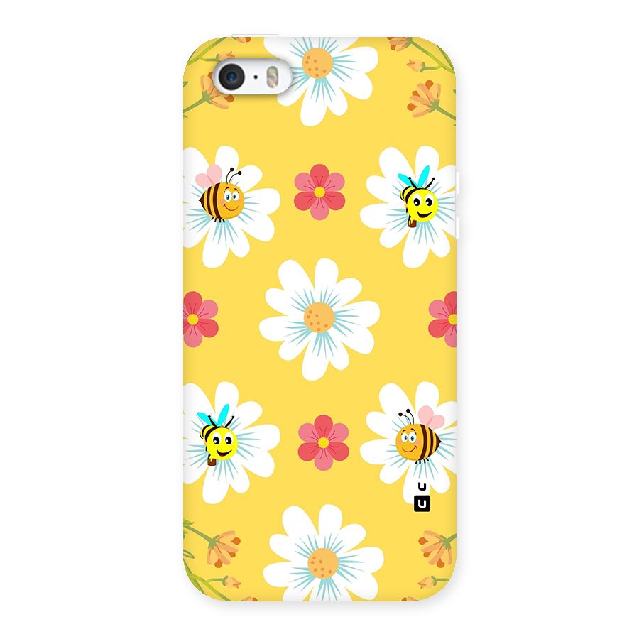 Happy Flowers Back Case for iPhone 5 5S