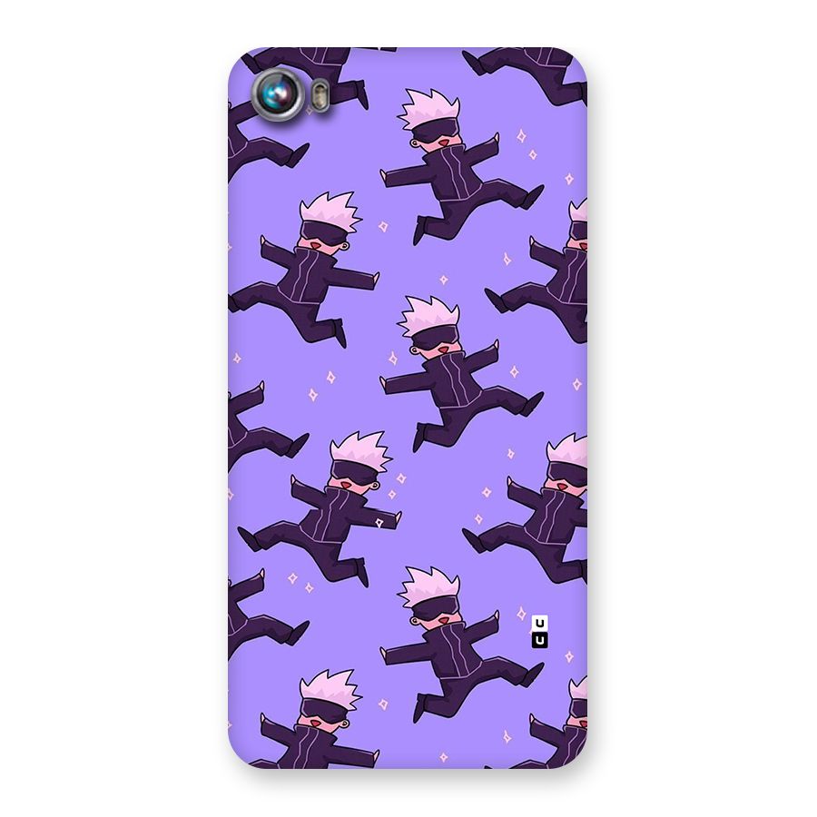 Happy Gojo Back Case for Canvas Fire 4 (A107)