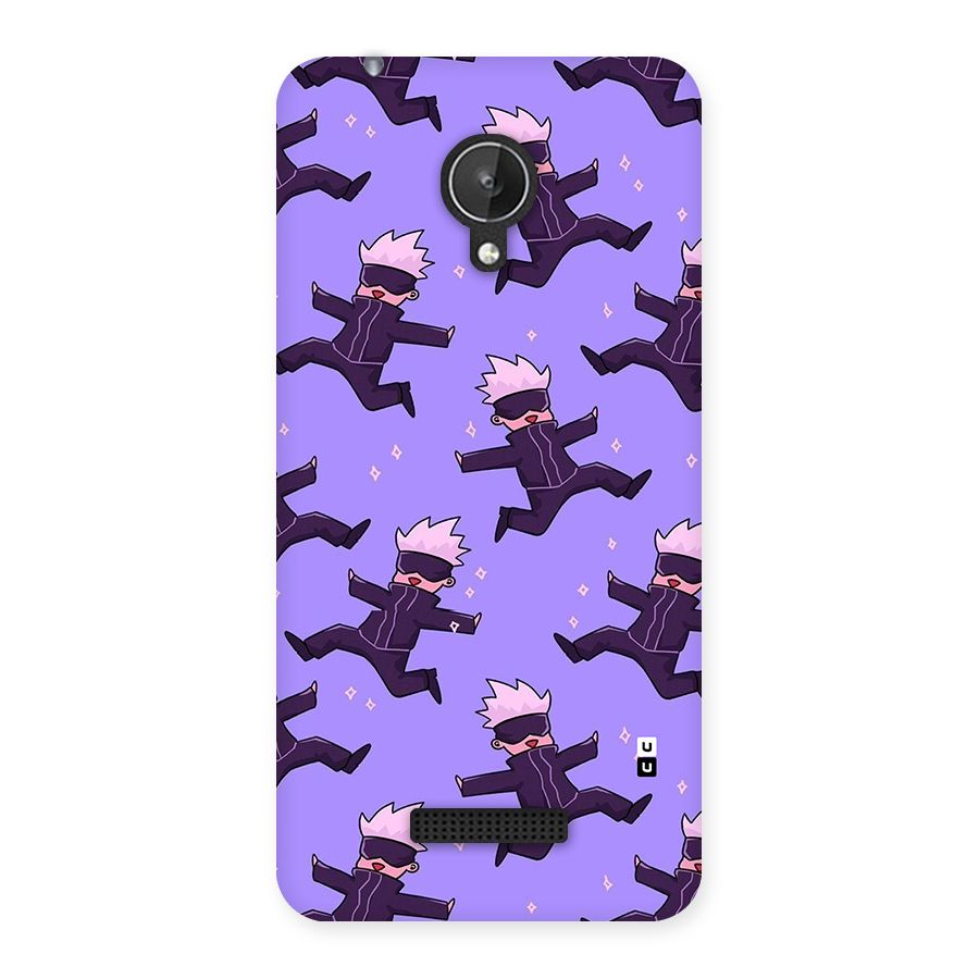 Happy Gojo Back Case for Canvas Spark Q380