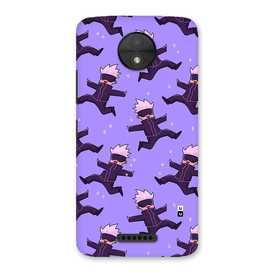 Happy Gojo Back Case for Moto C