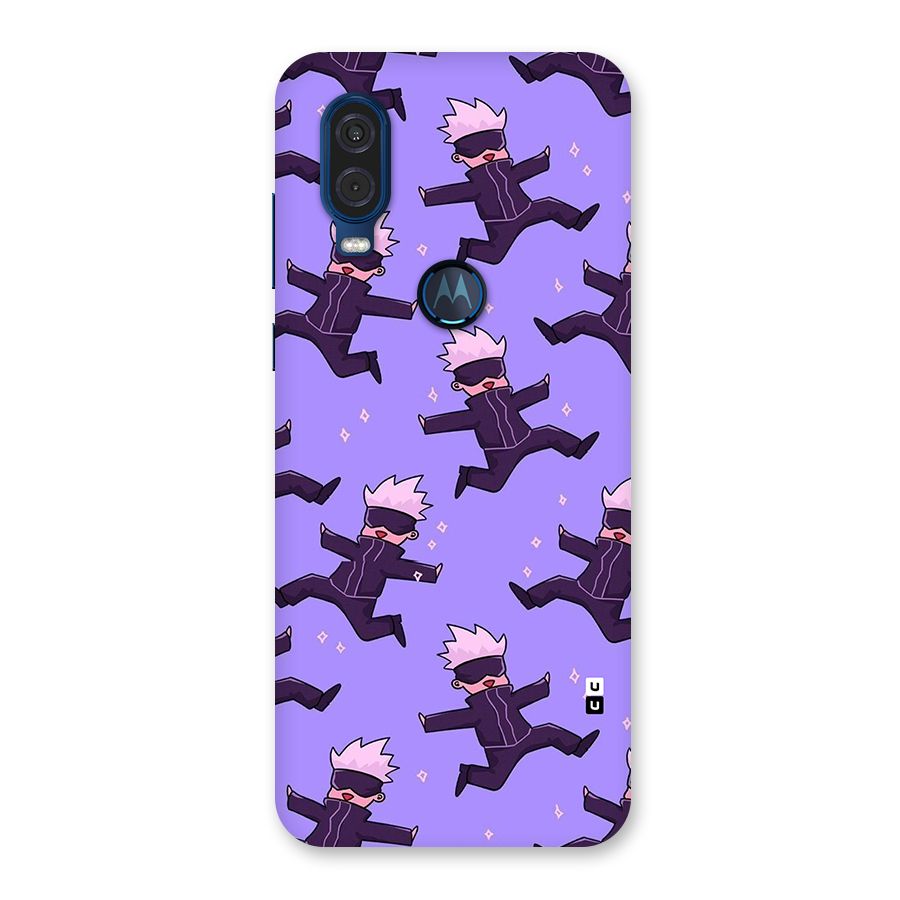 Happy Gojo Back Case for Motorola One Vision