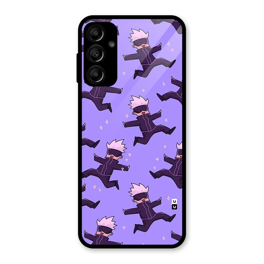 Happy Gojo Glass Back Case for Galaxy A14 5G