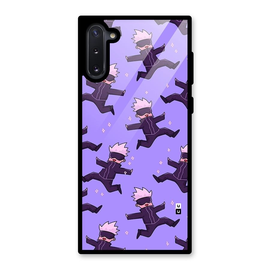 Happy Gojo Glass Back Case for Galaxy Note 10