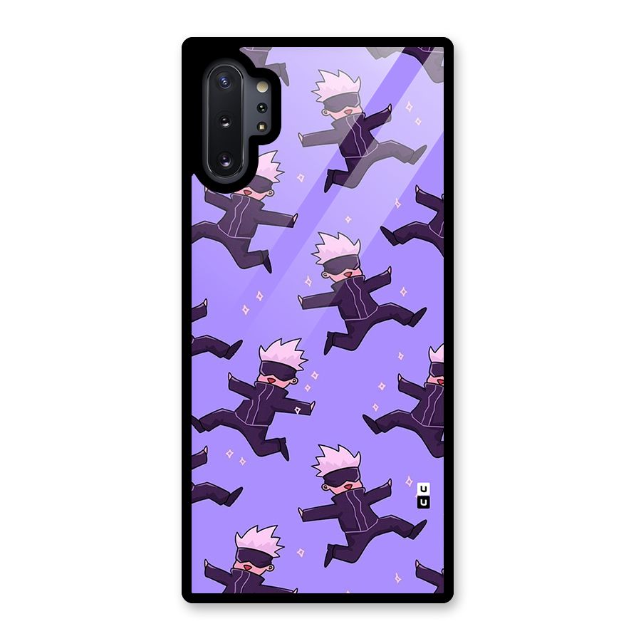Happy Gojo Glass Back Case for Galaxy Note 10 Plus