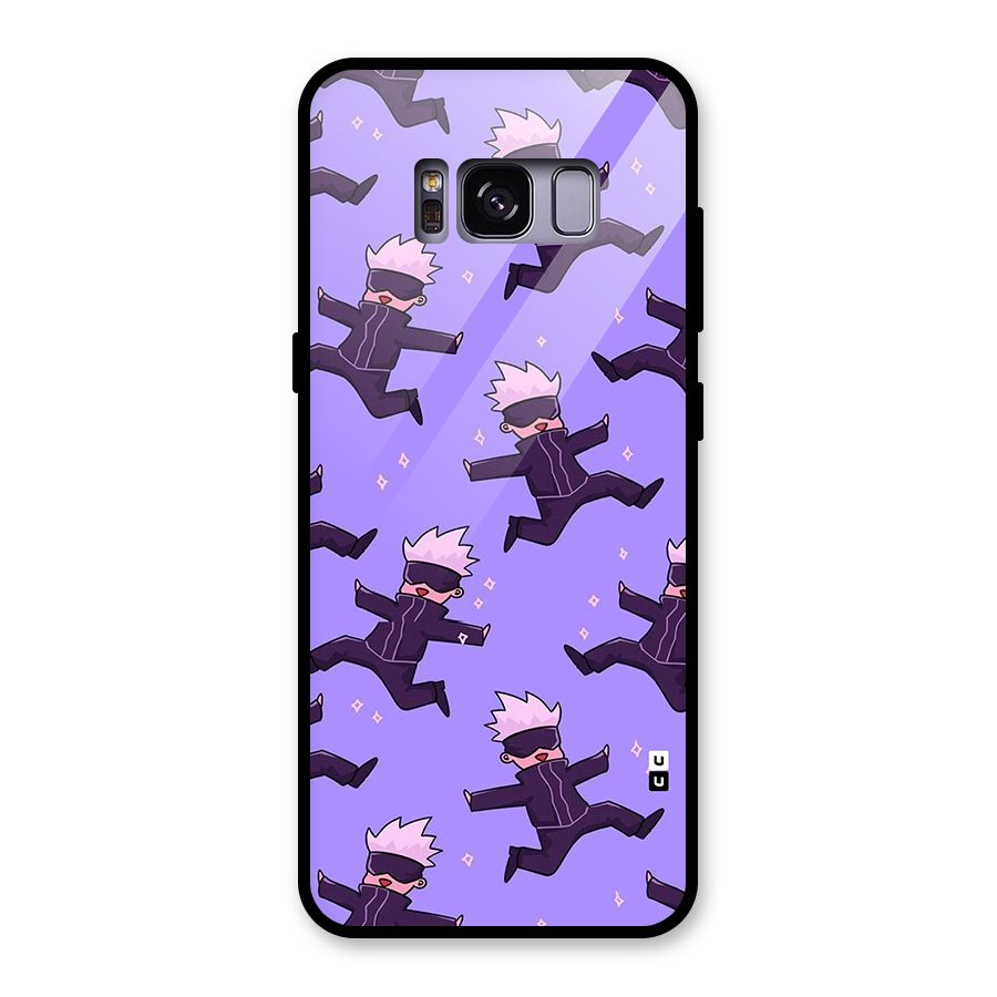 Happy Gojo Glass Back Case for Galaxy S8