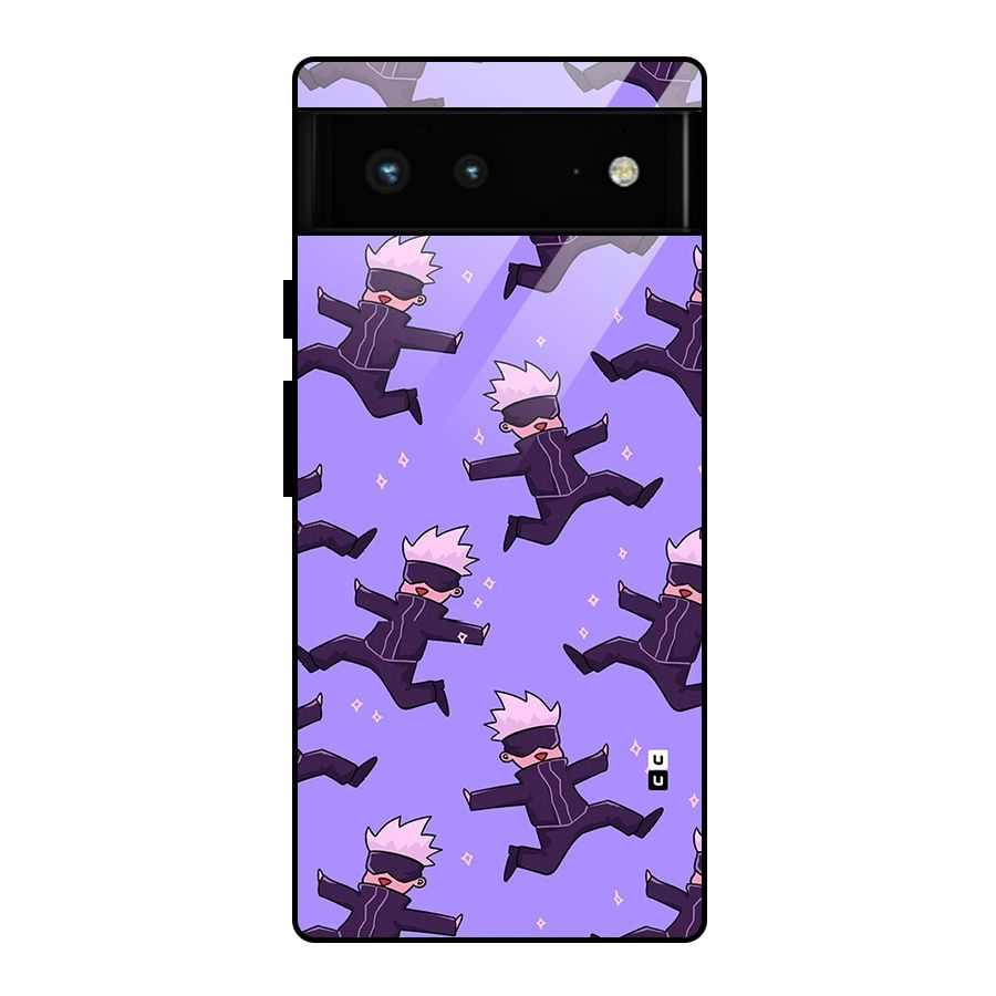 Happy Gojo Glass Back Case for Google Pixel 6