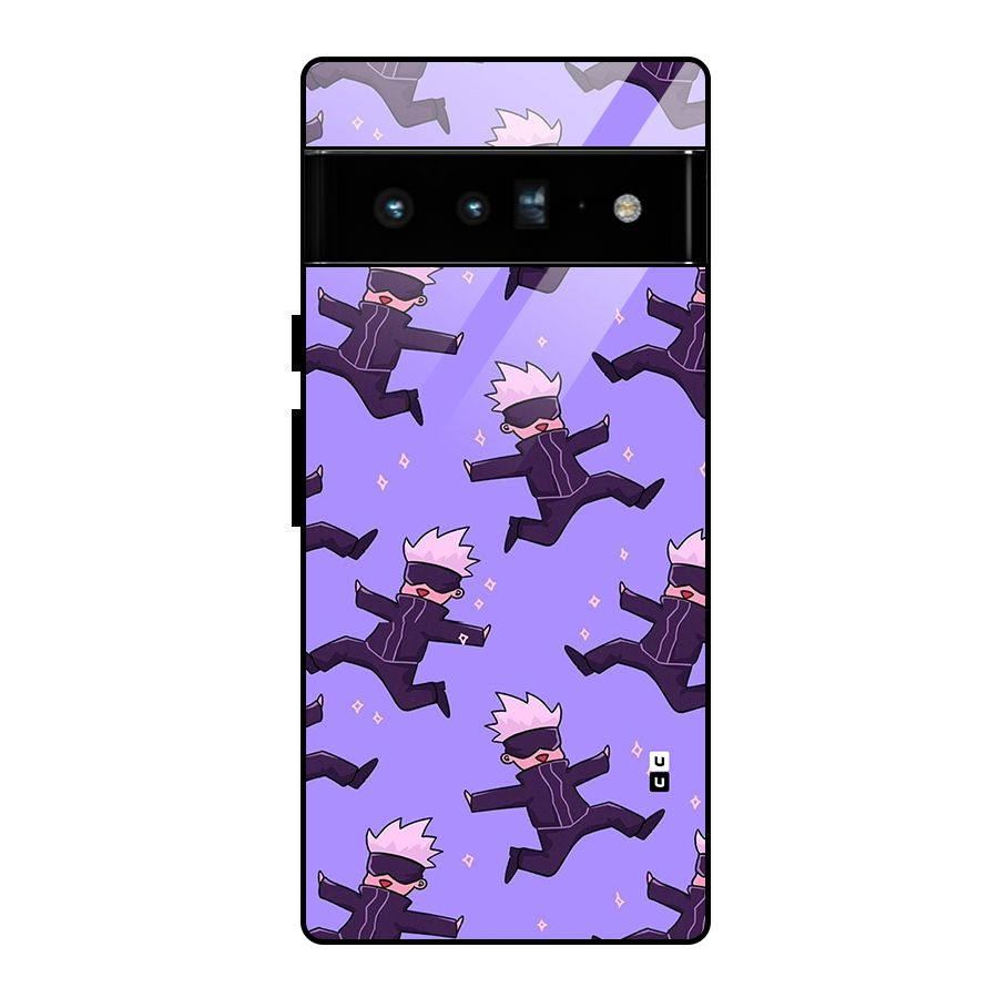 Happy Gojo Glass Back Case for Google Pixel 6 Pro
