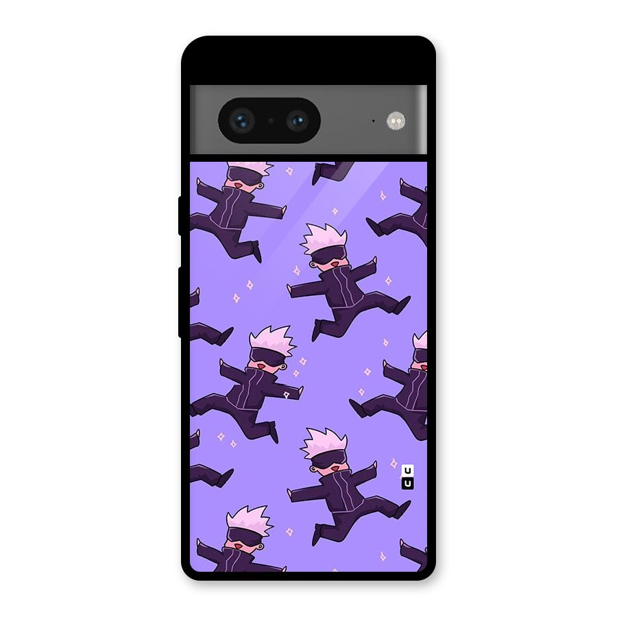 Happy Gojo Glass Back Case for Google Pixel 7