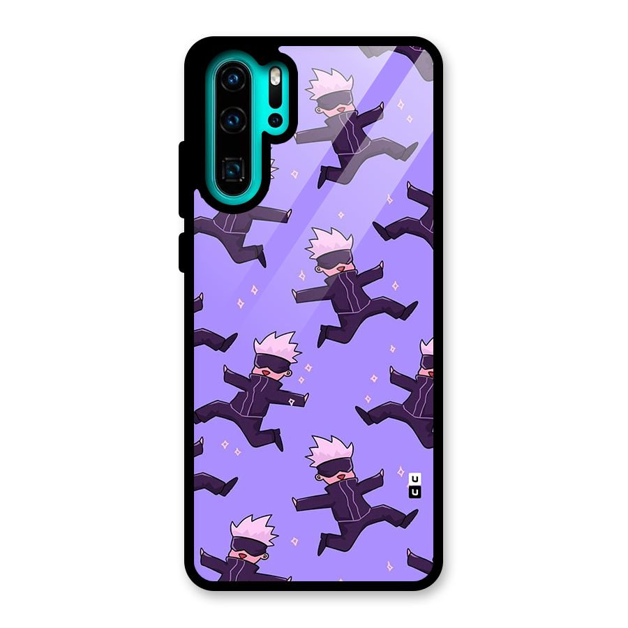 Happy Gojo Glass Back Case for Huawei P30 Pro