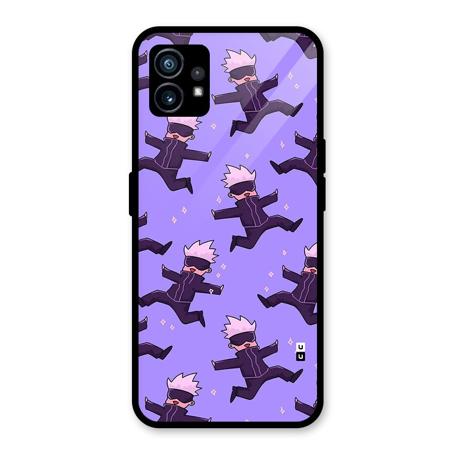 Happy Gojo Glass Back Case for Nothing Phone 1