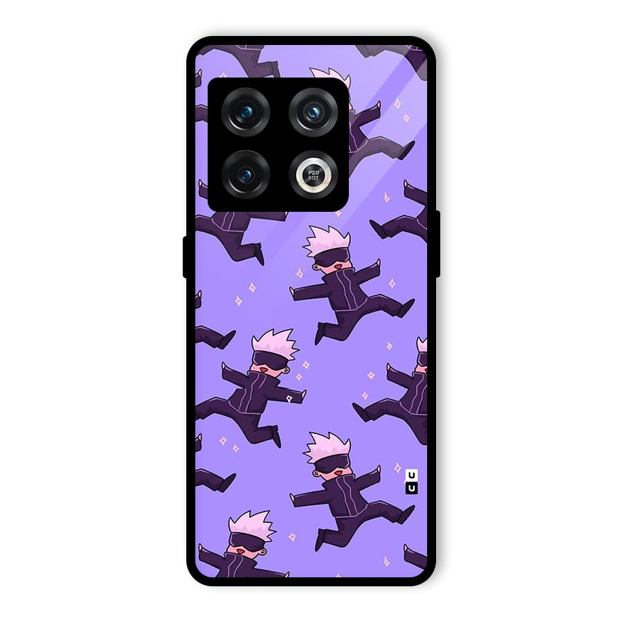 Happy Gojo Glass Back Case for OnePlus 10 Pro 5G