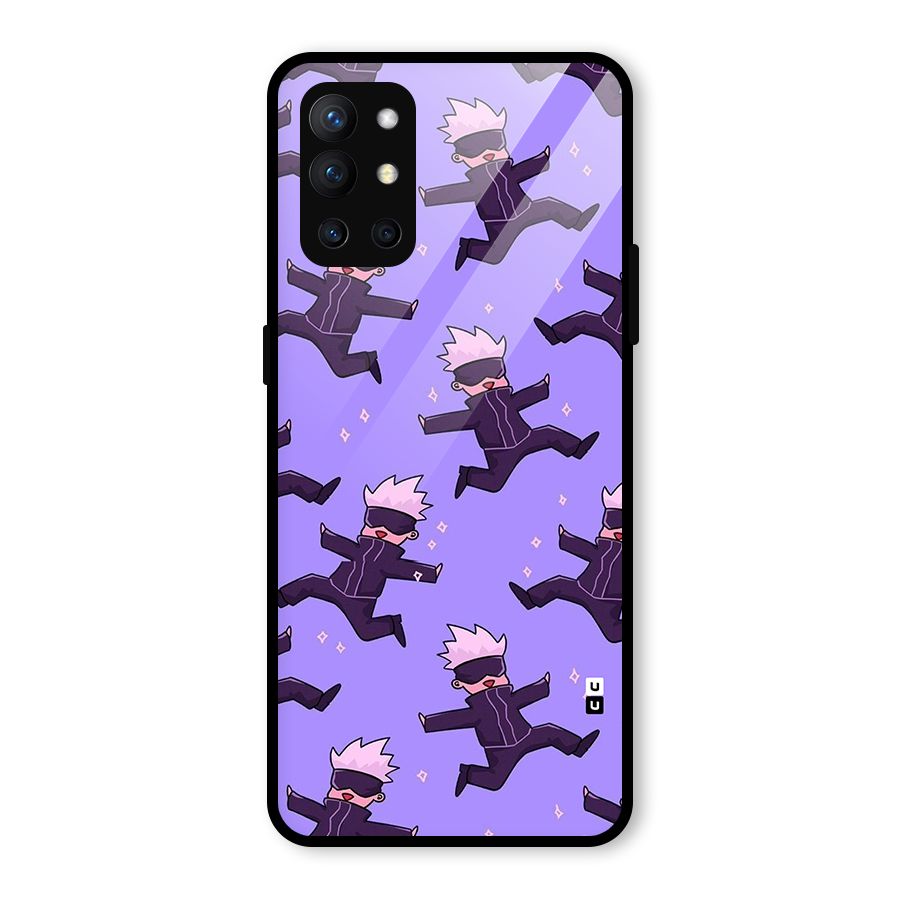 Happy Gojo Glass Back Case for OnePlus 9R