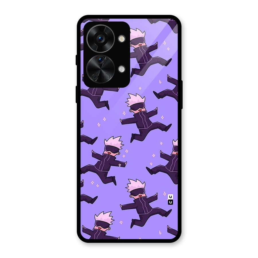Happy Gojo Glass Back Case for OnePlus Nord 2T