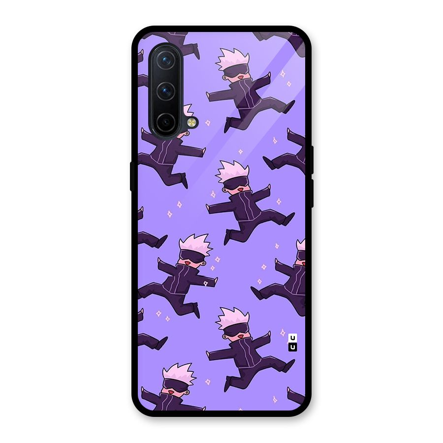 Happy Gojo Glass Back Case for OnePlus Nord CE 5G