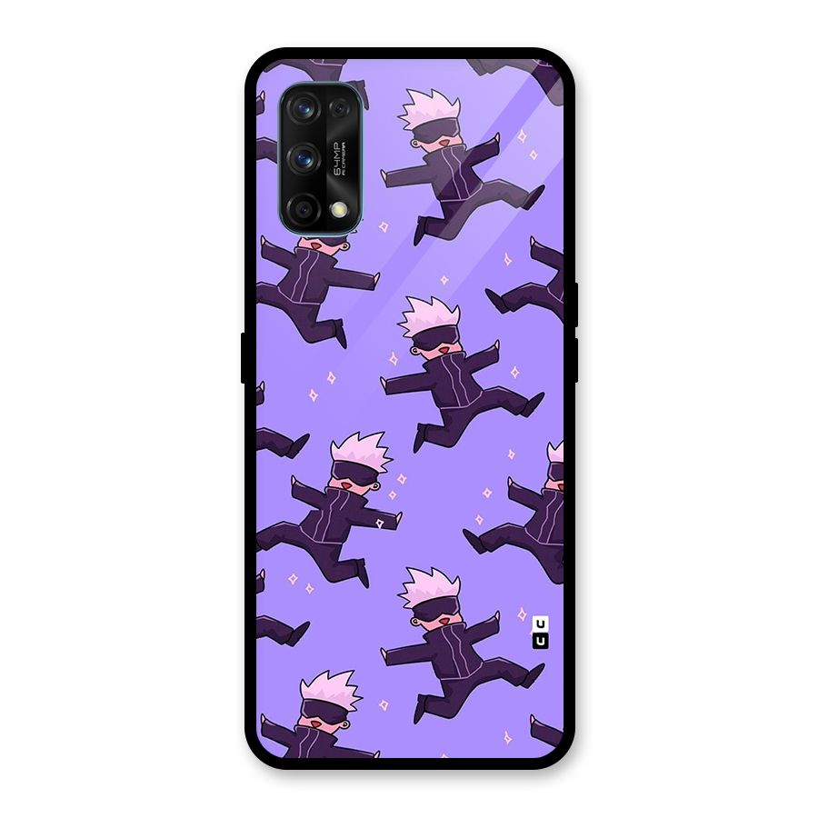 Happy Gojo Glass Back Case for Realme 7 Pro