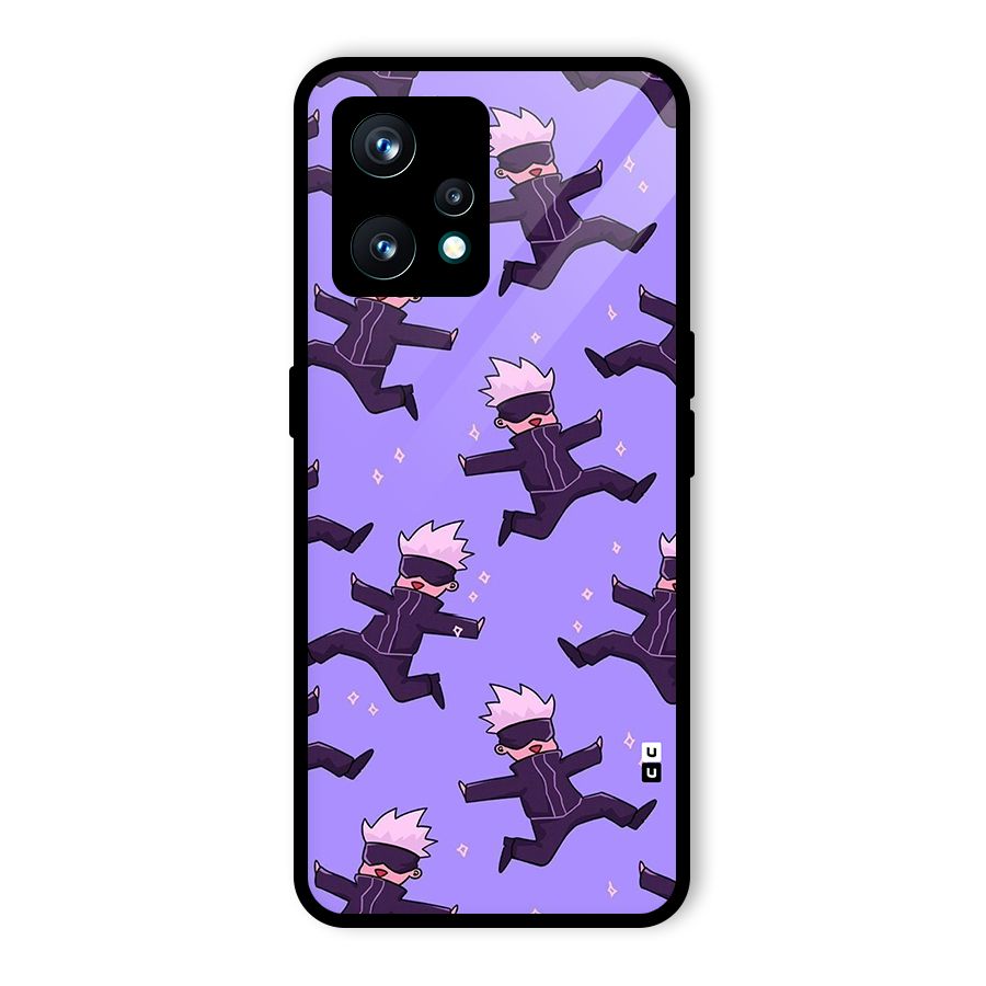 Happy Gojo Glass Back Case for Realme 9 Pro Plus 5G