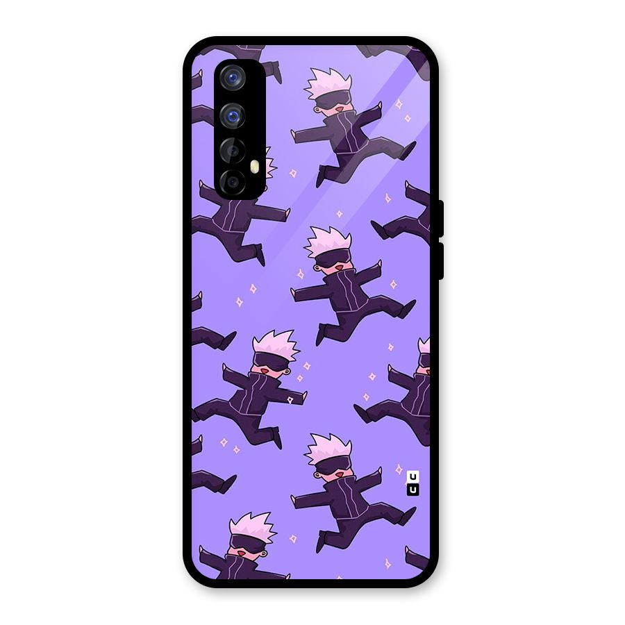 Happy Gojo Glass Back Case for Realme Narzo 20 Pro