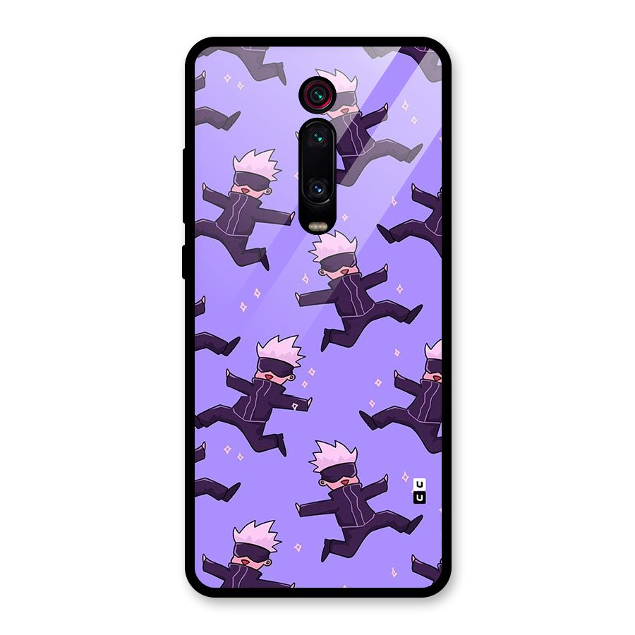 Happy Gojo Glass Back Case for Redmi K20
