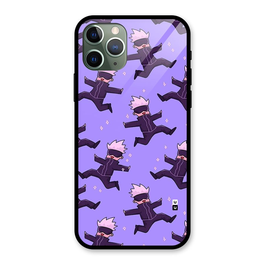 Happy Gojo Glass Back Case for iPhone 11 Pro