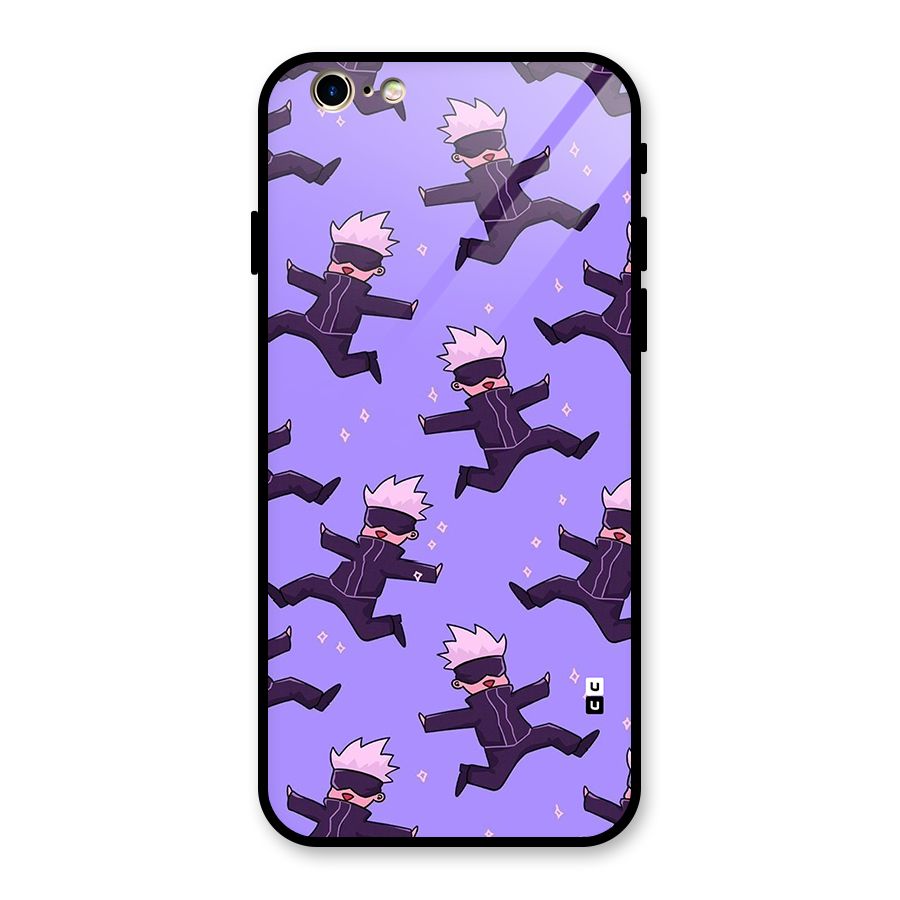 Happy Gojo Glass Back Case for iPhone 6 6S