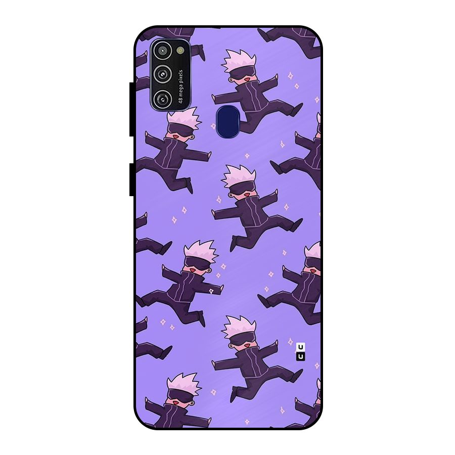 Happy Gojo Metal Back Case for Galaxy M21