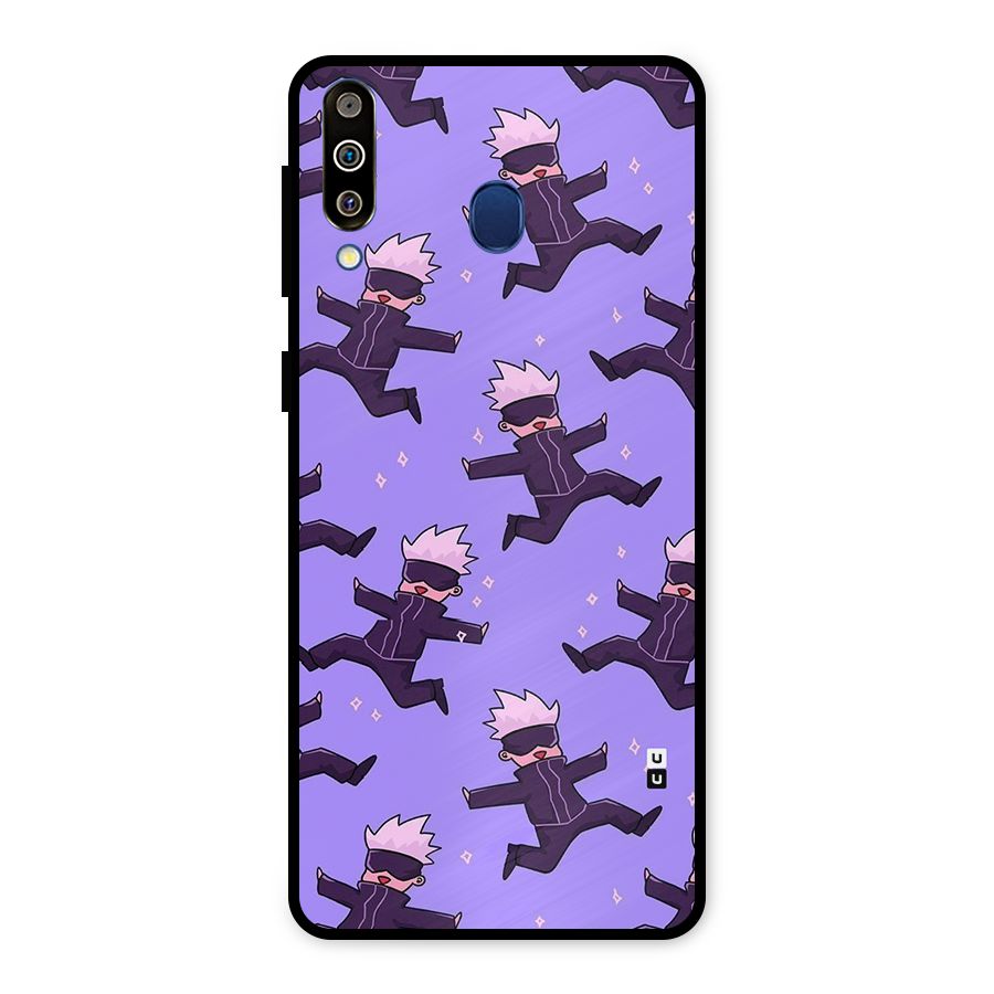 Happy Gojo Metal Back Case for Galaxy M30